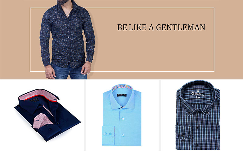 Up to 80% Off on Modern Men's Shirts
