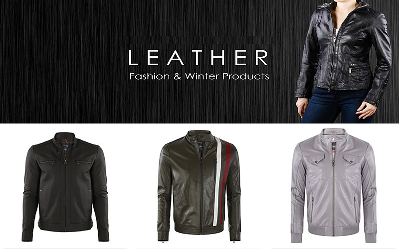 Up to 75% Off on Classic Leather Men's Jackets