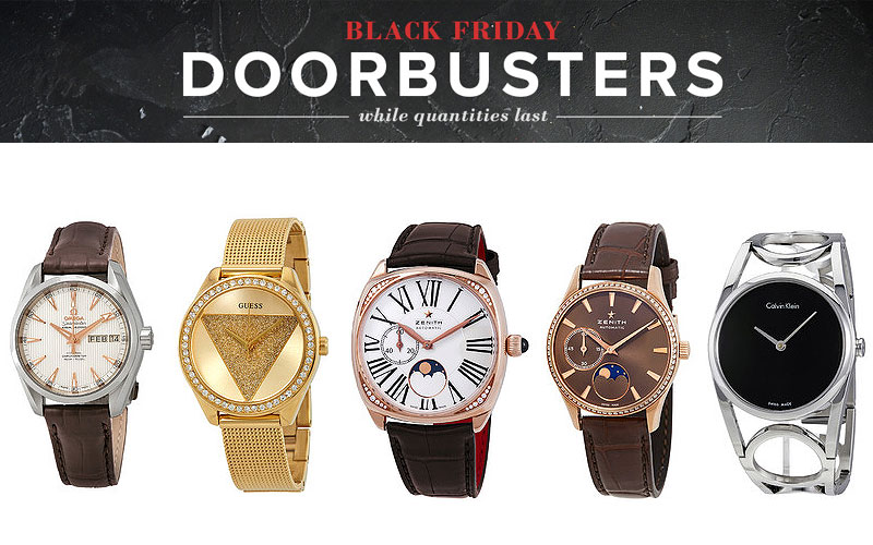 Black Friday Doorbusters! Up to 85% Off on Watches, Handbags & More Deals, Discounts & Sales ...