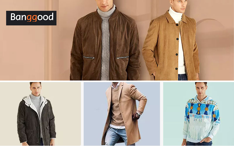 Banggood Sale: Up to 60% Men's Clothing