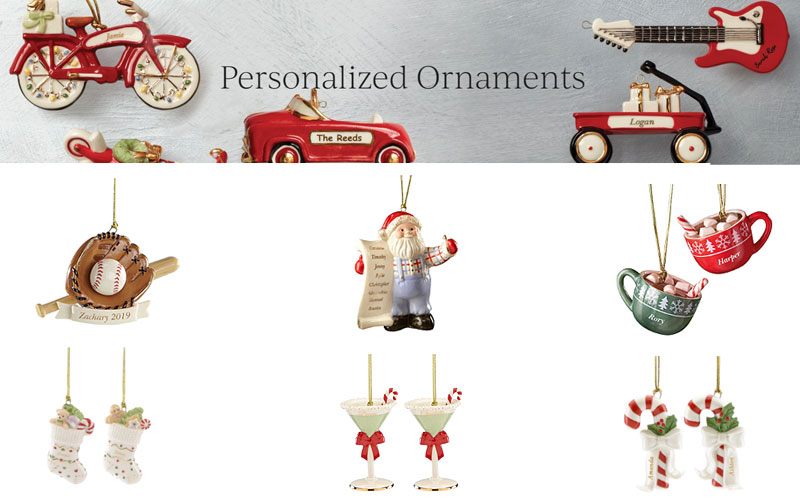 50% Off on Personalized Christmas Ornaments