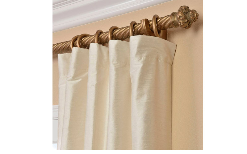 Pearl Textured Dupioni Silk Curtain