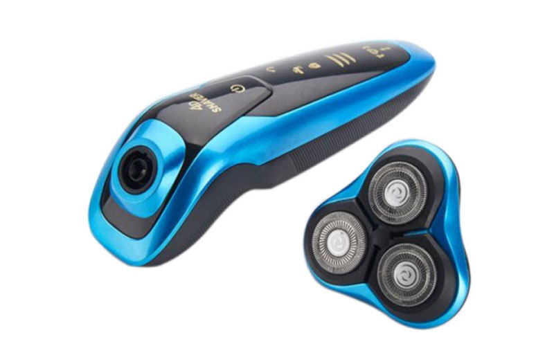 4D Floating Head IPX7 Electric Washable Shaver Razor Blue