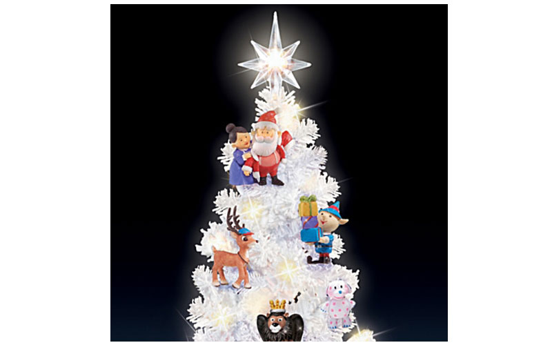 Rudolph Illuminated Christmas Tree Collection with Figurines