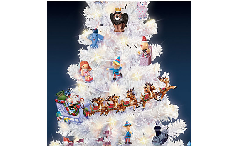 Rudolph Illuminated Christmas Tree Collection with Figurines