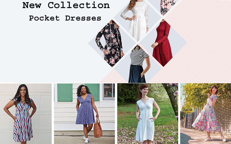 Latest Karina Pocket Dresses 2020 on Sale Price