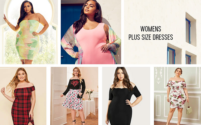 Up to 50% Off on Plus Size Off Shoulder Dresses