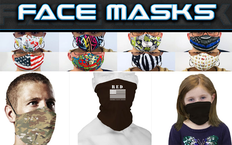 Stylish Face Masks & Face Coverings As Low As $8.99