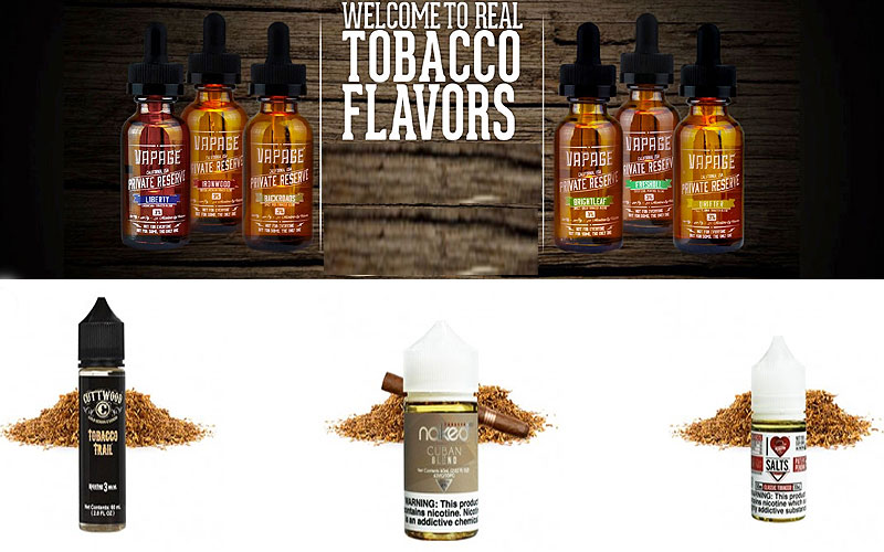 Up to 20% Off on Tobacco E-Juice Flavors
