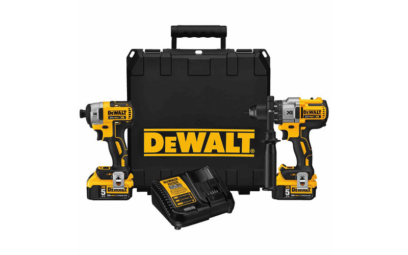 Dewalt DCK299P2R Hammer Drill & Impact Driver Combo Kit Refurbished