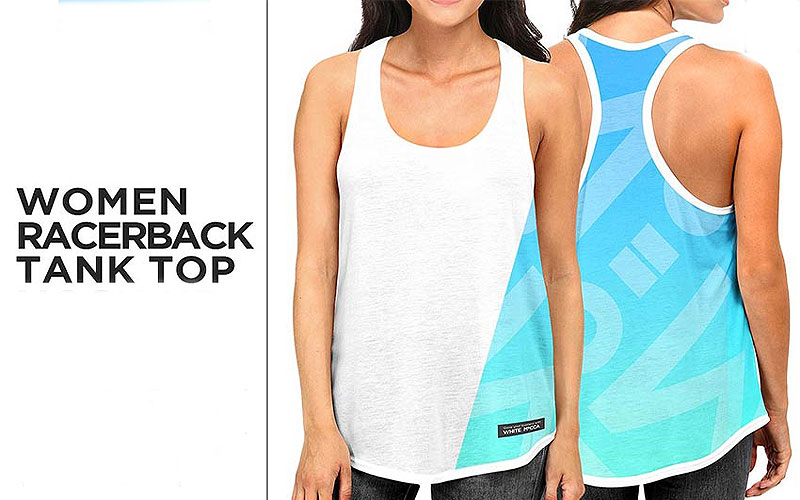 Women's Stylish Racerback Tees as Low as $25.99