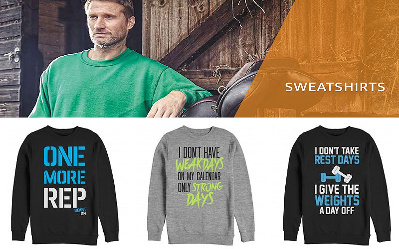 Shop Online Men's Printed Sweatshirts on Sale