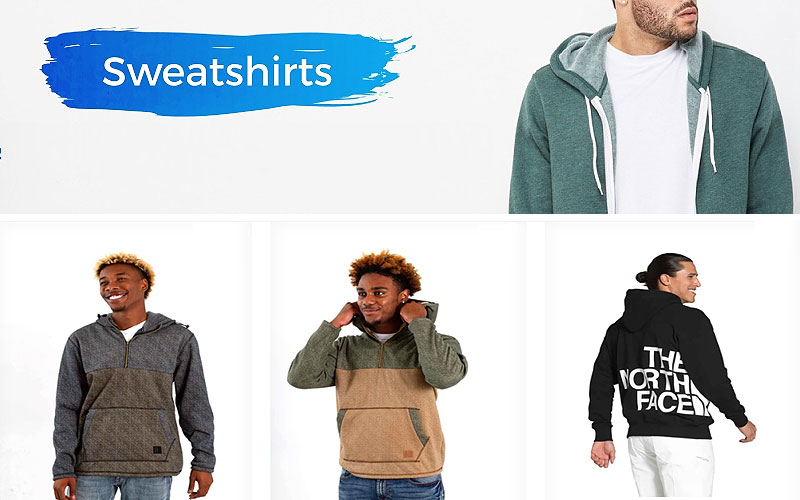 Up to 50% Off on Men's Sweatshirts on Sale
