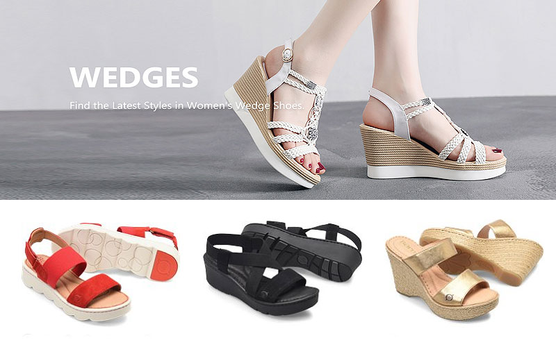 Up to 25% Off on Women's Wedge Sandals