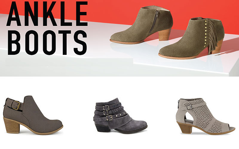 Up to 50% Off on Women's Ankle Boots on Sale