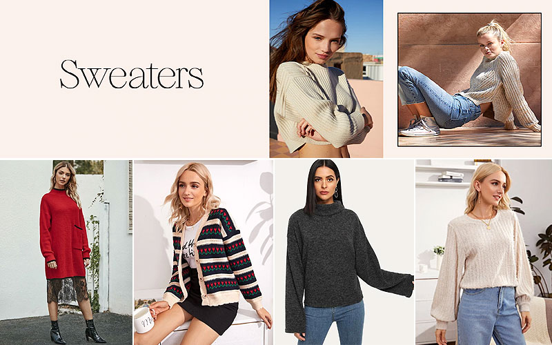 Sale: Up to 50% Off on Women's Sweaters