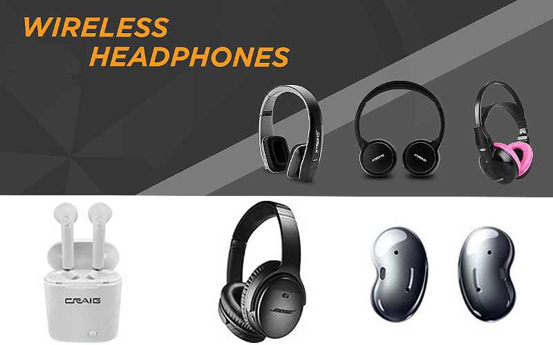 Up to 60% Off on Wireless Bluetooth Headphones