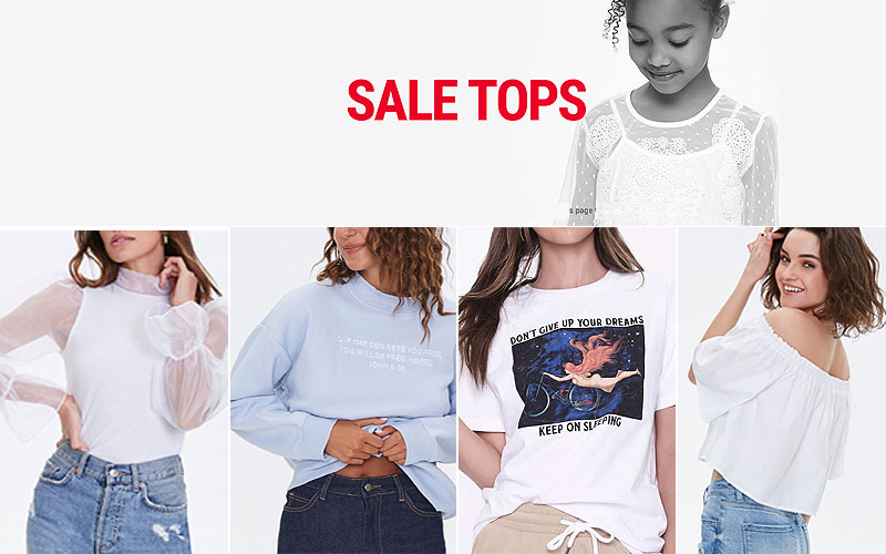 Up to 70% Off on Women's Fashion Tops