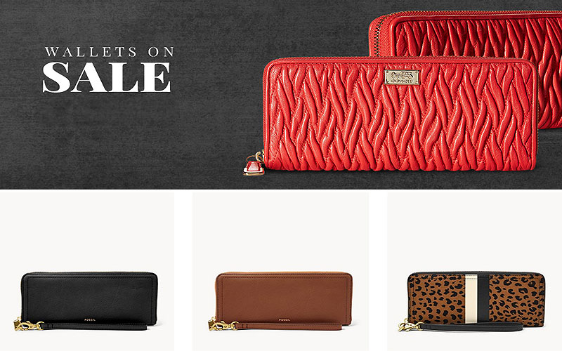 Shop Online Women's Zip Wallets at Discount Prices