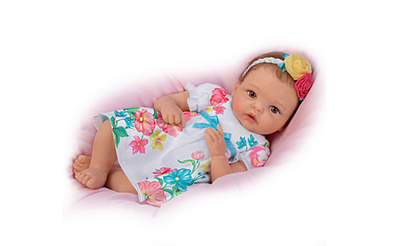 Cheryl Hill Pretty And Petite Presley Silicone Baby Doll