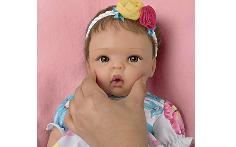 Cheryl Hill Pretty And Petite Presley Silicone Baby Doll