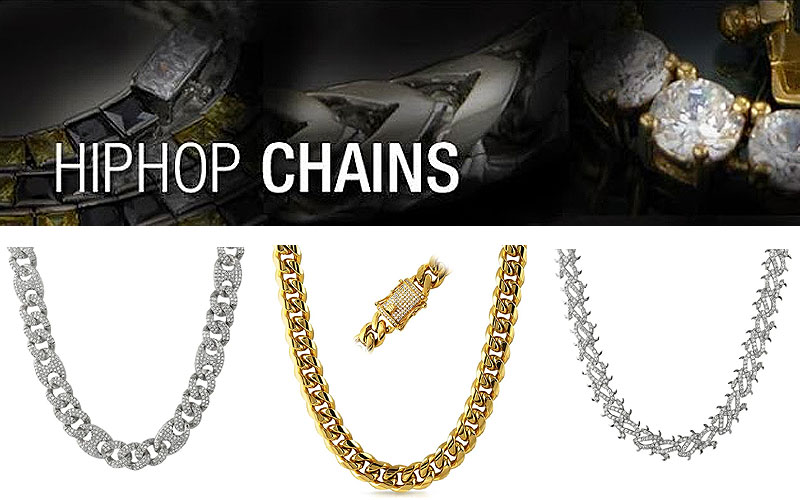 Up to 70% Off on Men's Hip Hop Chains