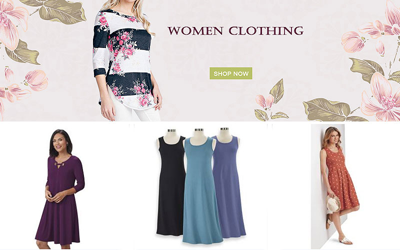 Up to 65% Off on Trendy Women's Dresses