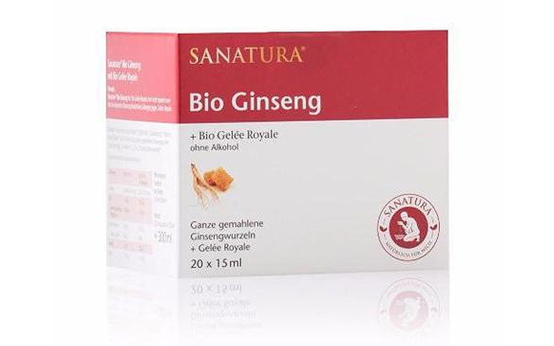 Organic Ginseng With Organic Royal Jelly 20X15 ML