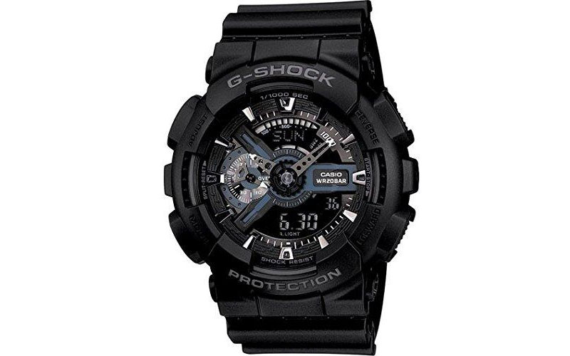 Casio G-Shock GA-110-1B Ana-digi World Time Watch