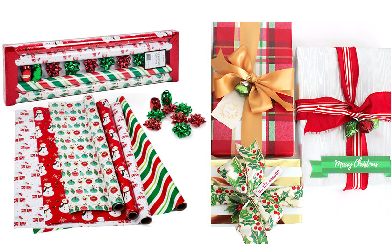 Up to 50% Off on Christmas Gift Wrapping Under $5