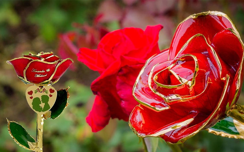 Up to 30% Off on 24K Gold Trimmed Roses