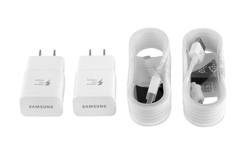 Pack of 2 Samsung Adaptive Fast Charger With 2 Micro USB Cables