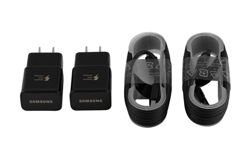 Pack of 2 Samsung Adaptive Fast Charger With 2 Micro USB Cables