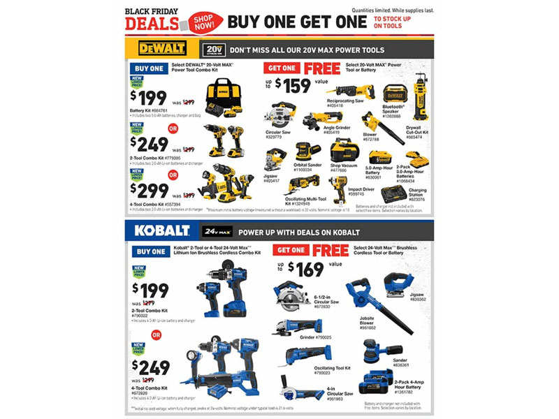 Lowe's Black Friday Ad 2019