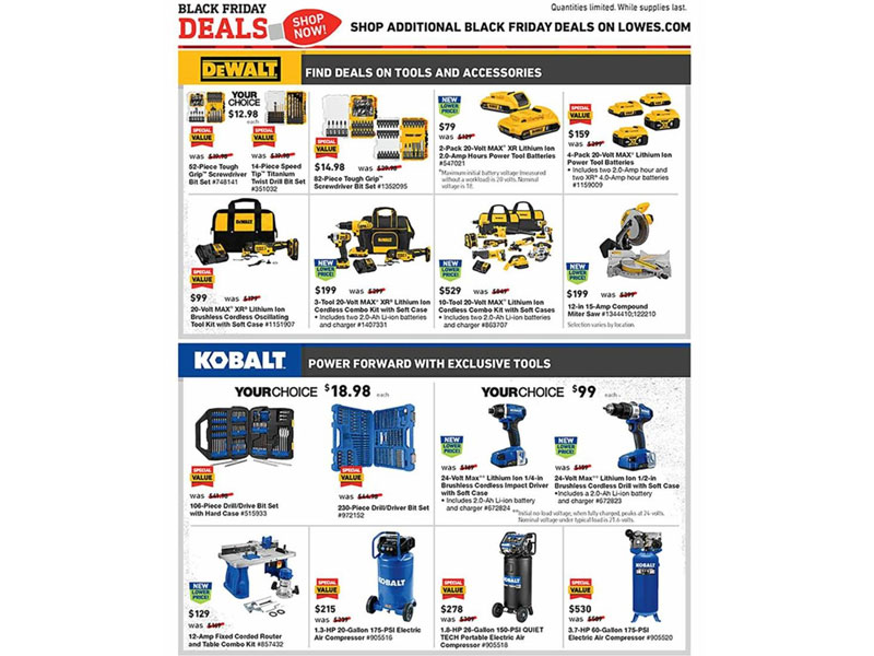 Lowe's Black Friday Ad 2019