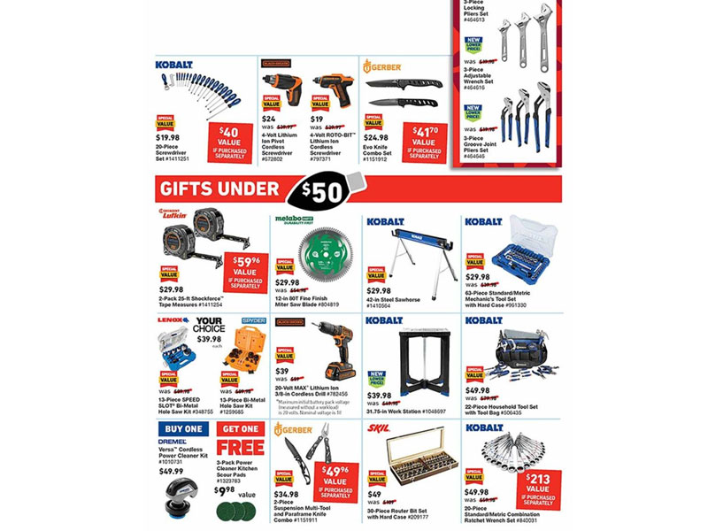 Lowe's Black Friday Ad 2019