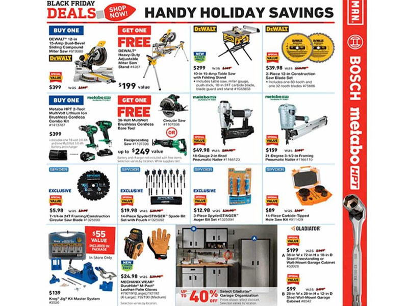 Lowe's Black Friday Ad 2019