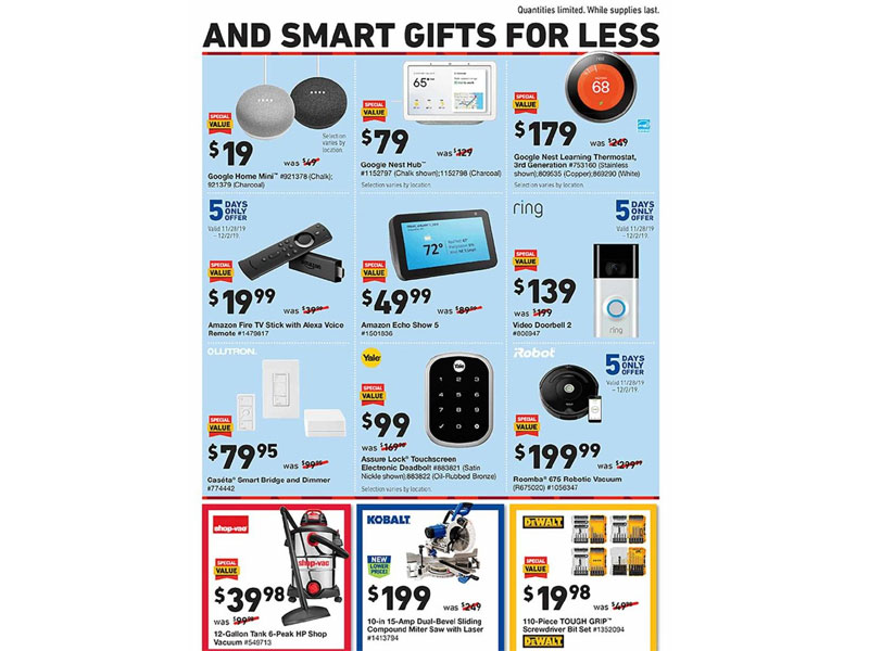 Lowe's Black Friday Ad 2019