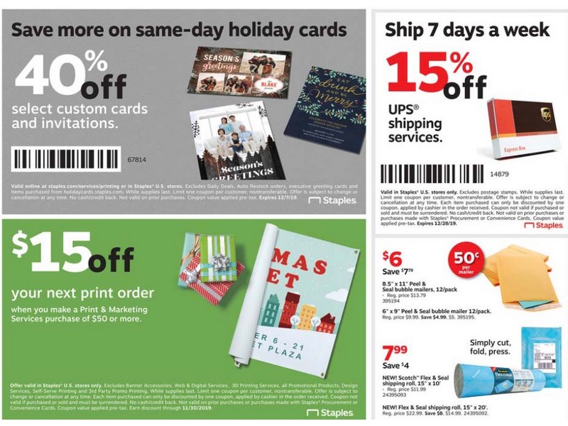 Staples Black Friday Ad 2019