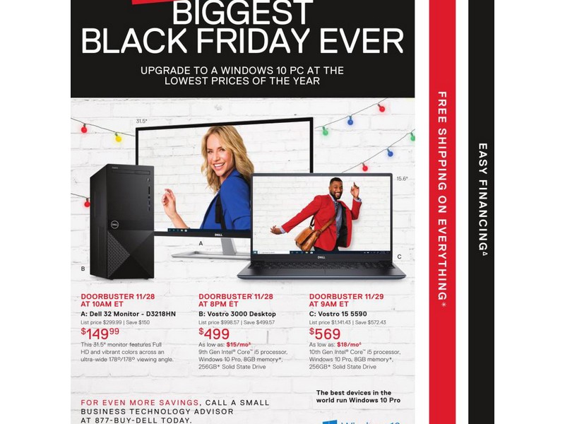 Dell Small Business Black Friday Ad 2019