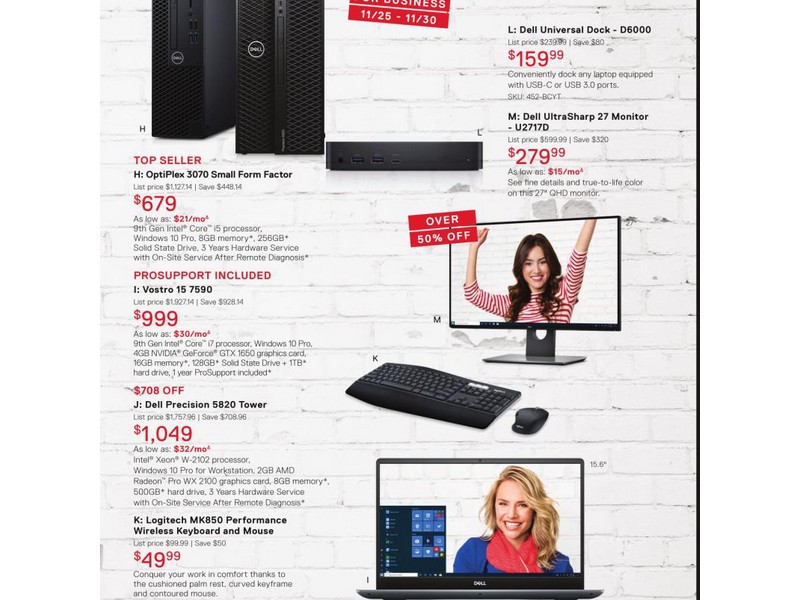 Dell Small Business Black Friday Ad 2019