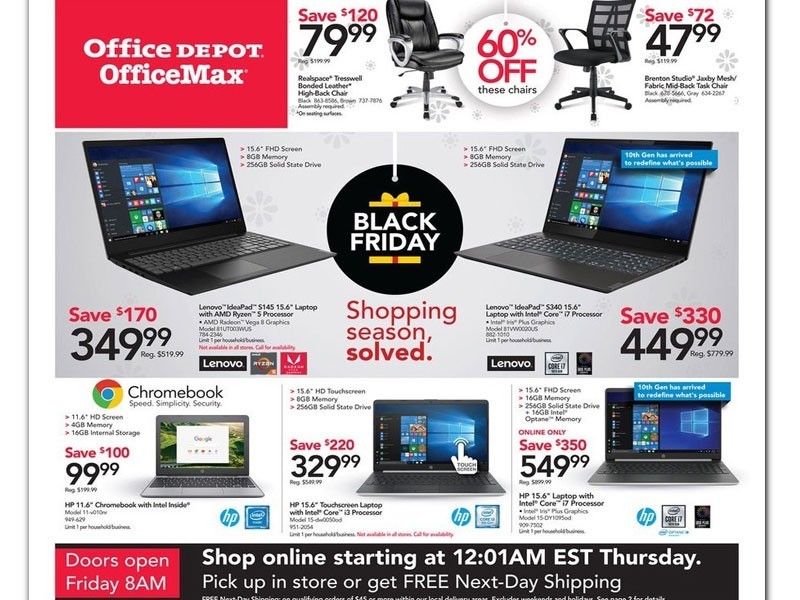 Office Depot Black Friday Ad 2019