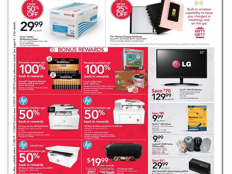 Office Depot Black Friday Ad 2019