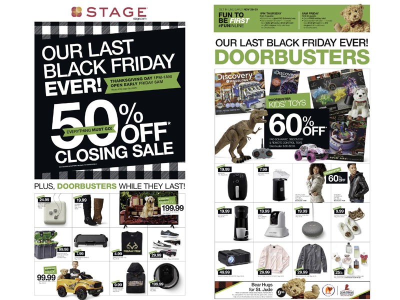 Stage Black Friday Ad 2019