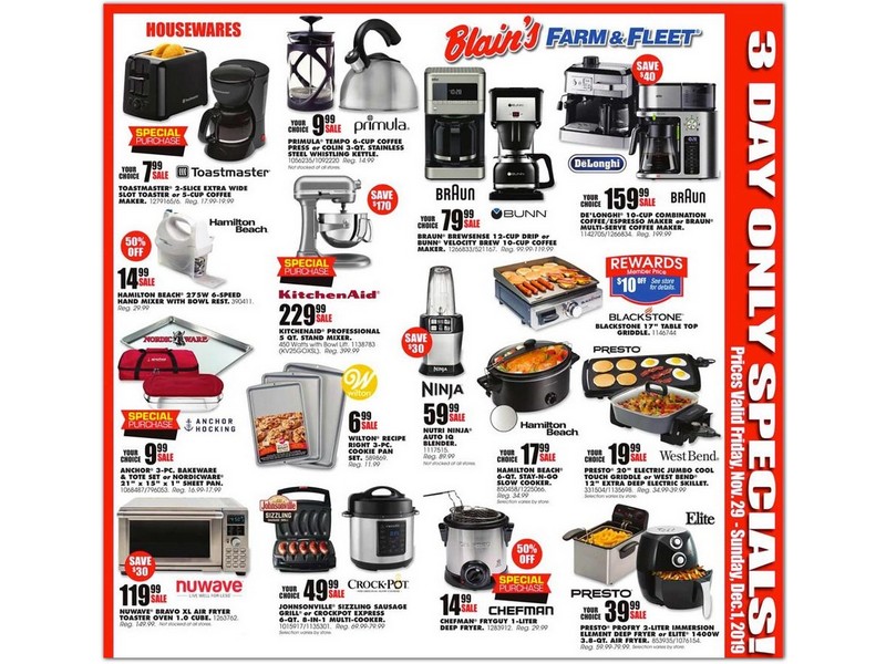 Blain&#39;s Farm & Fleet Black Friday Ad 2019 Deals, Discounts & Sales - Price From: $4.99 - March 2020