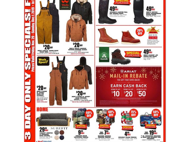 Blain&#39;s Farm & Fleet Black Friday Ad 2019 Deals, Discounts & Sales - Price From: $4.99 - May 2020