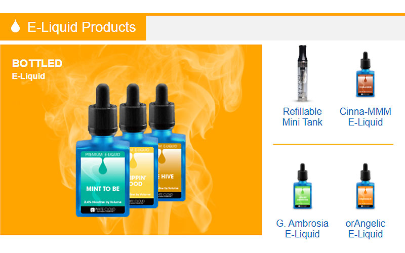 Shop White Cloud E-Liquids at Discount Price