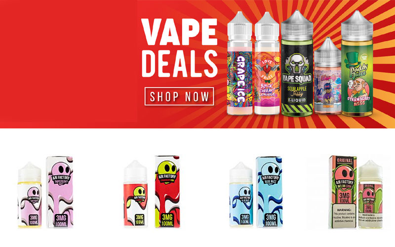 Shop Online Top Brand Premium E-Liquids at Discount Prices