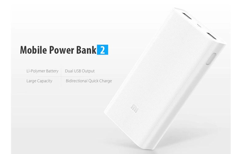 Original Xiaomi 20000mAh Power Bank 2