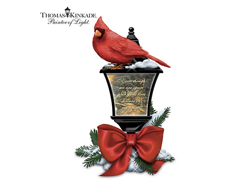 Thomas Kinkade Your Spirit Lives Forever In My Heart Lantern